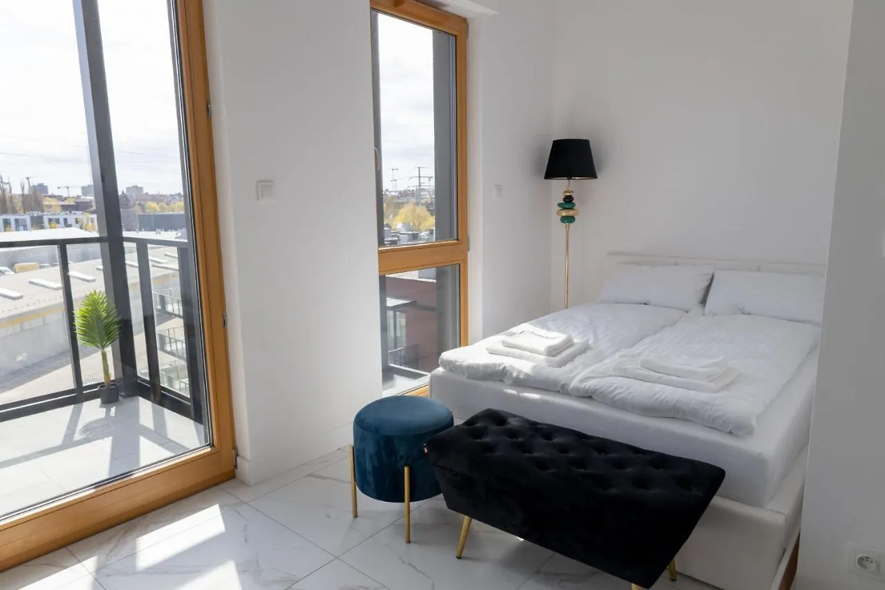 White Skyla Apartament Daire Gdansk Polonya
